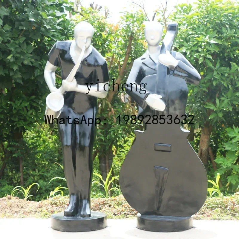 large abstract music figure sculpture FRP music ornament decoration home decor
large abstract music figure sculpture FRP music ornament decoration home decor