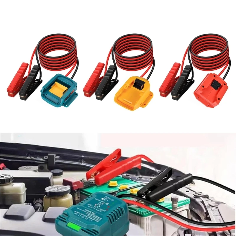 Suitable For Makita/Dewalt/Milwaukee 12AWG Jump Starting Auto Booster Cable Jumper Cables Adapter Portable jumper
Suitable For Makita/Dewalt/Milwaukee 12AWG Jump Starting Auto Booster Cable Jumper Cables Adapter Portable jumper
