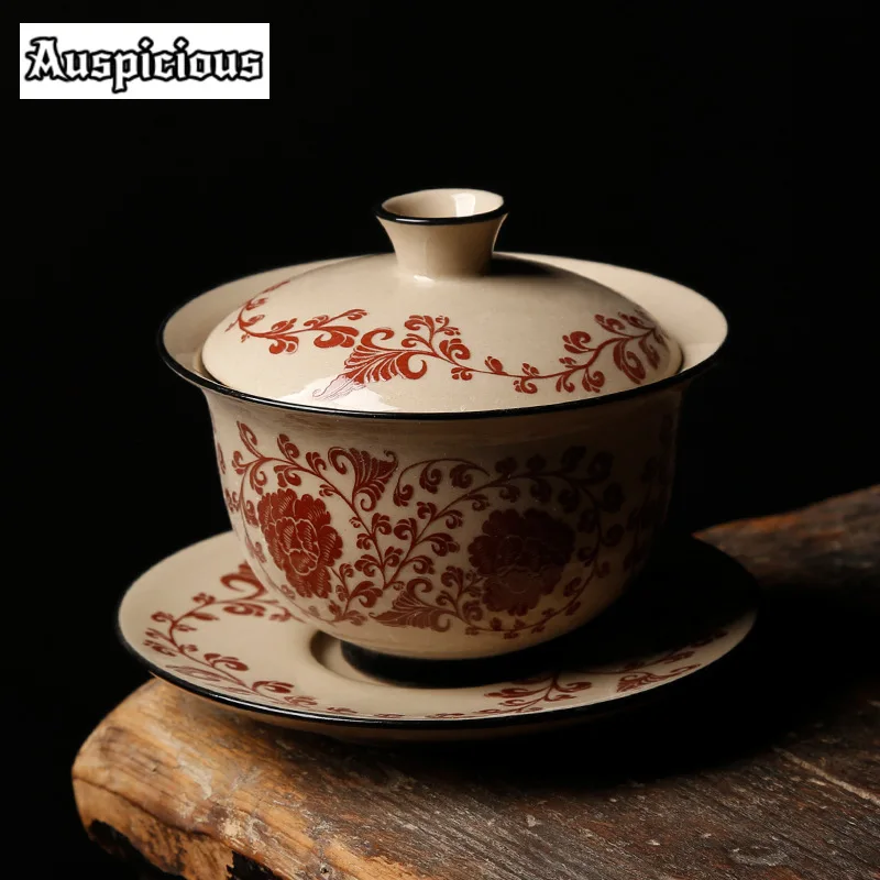 130 мл антикварная фарфоровая печь цичжоу Gaiwan Boutique чайная крышка набор чайная кружка Бытовая чайница крышка чаша чайные услуги украшения
130 мл антикварная фарфоровая печь цичжоу Gaiwan Boutique чайная крышка набор чайная кружка Бытовая чайница крышка чаша чайные услуги украшения