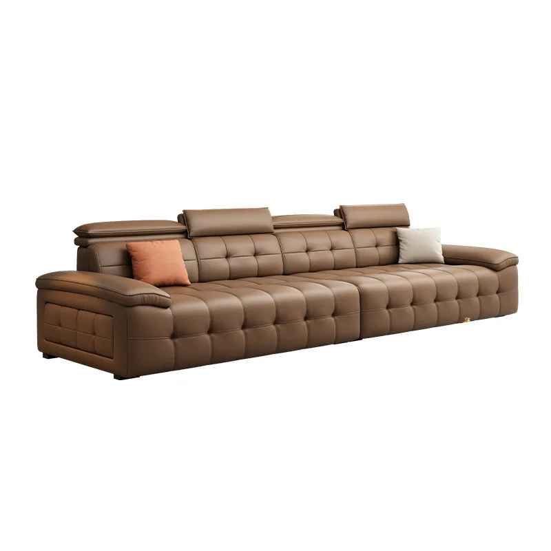 New, simple, modern, leather, sofa, straight row, small apartment, Italian, light luxury
New, simple, modern, leather, sofa, straight row, small apartment, Italian, light luxury