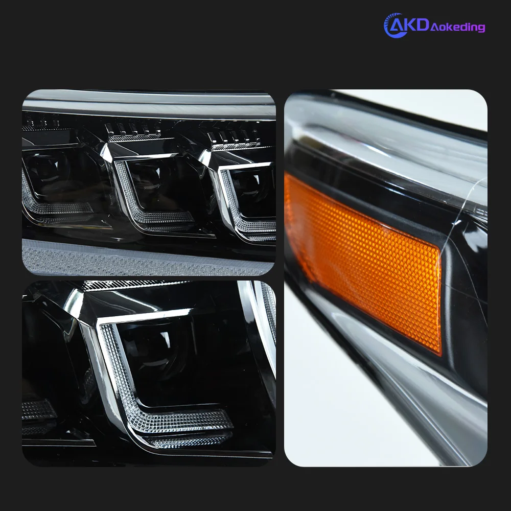 AKD Head Lamp for Toyota Land Cruiser LED Headlight 2007-2015 Headlights LC200 DRL Turn Signal High Beam Angel Eye Projector
AKD Head Lamp for Toyota Land Cruiser LED Headlight 2007-2015 Headlights LC200 DRL Turn Signal High Beam Angel Eye Projector