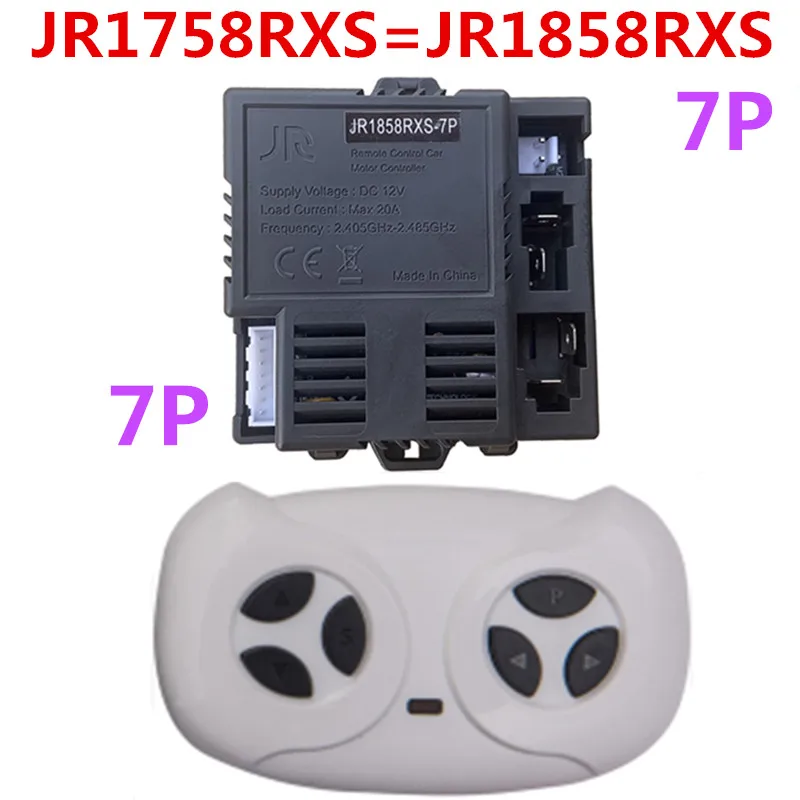 JR1758RX JR1858RX 5P/7P 12V Kids Powered Ride on car Remote Control and Receiver for Children Electric Car Replacement Parts
JR1758RX JR1858RX 5P/7P 12V Kids Powered Ride on car Remote Control and Receiver for Children Electric Car Replacement Parts