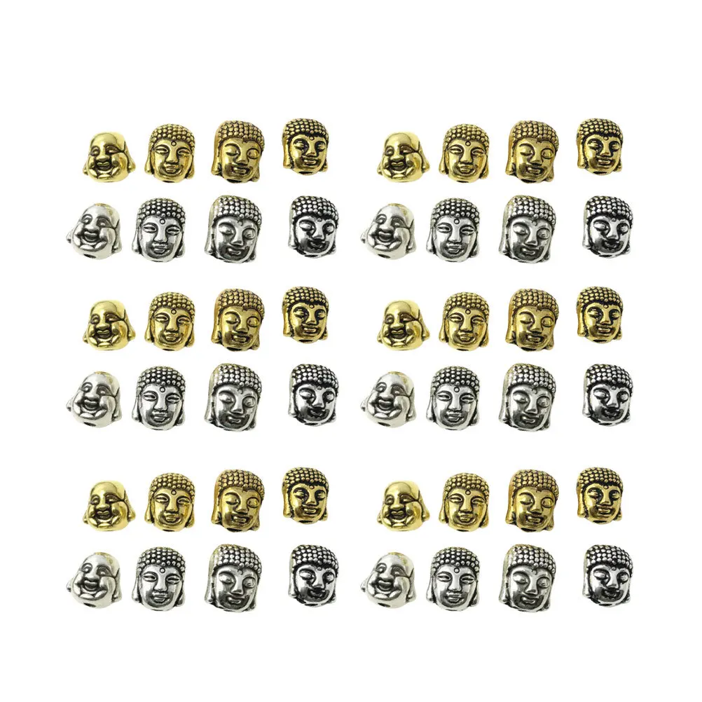 80Pcs Buddha Spacer Beads Alloy Vintage Double-Sided Maitreya Buddha Head Charms DIY Jewelry Making Accessories for Necklace
80Pcs Buddha Spacer Beads Alloy Vintage Double-Sided Maitreya Buddha Head Charms DIY Jewelry Making Accessories for Necklace
