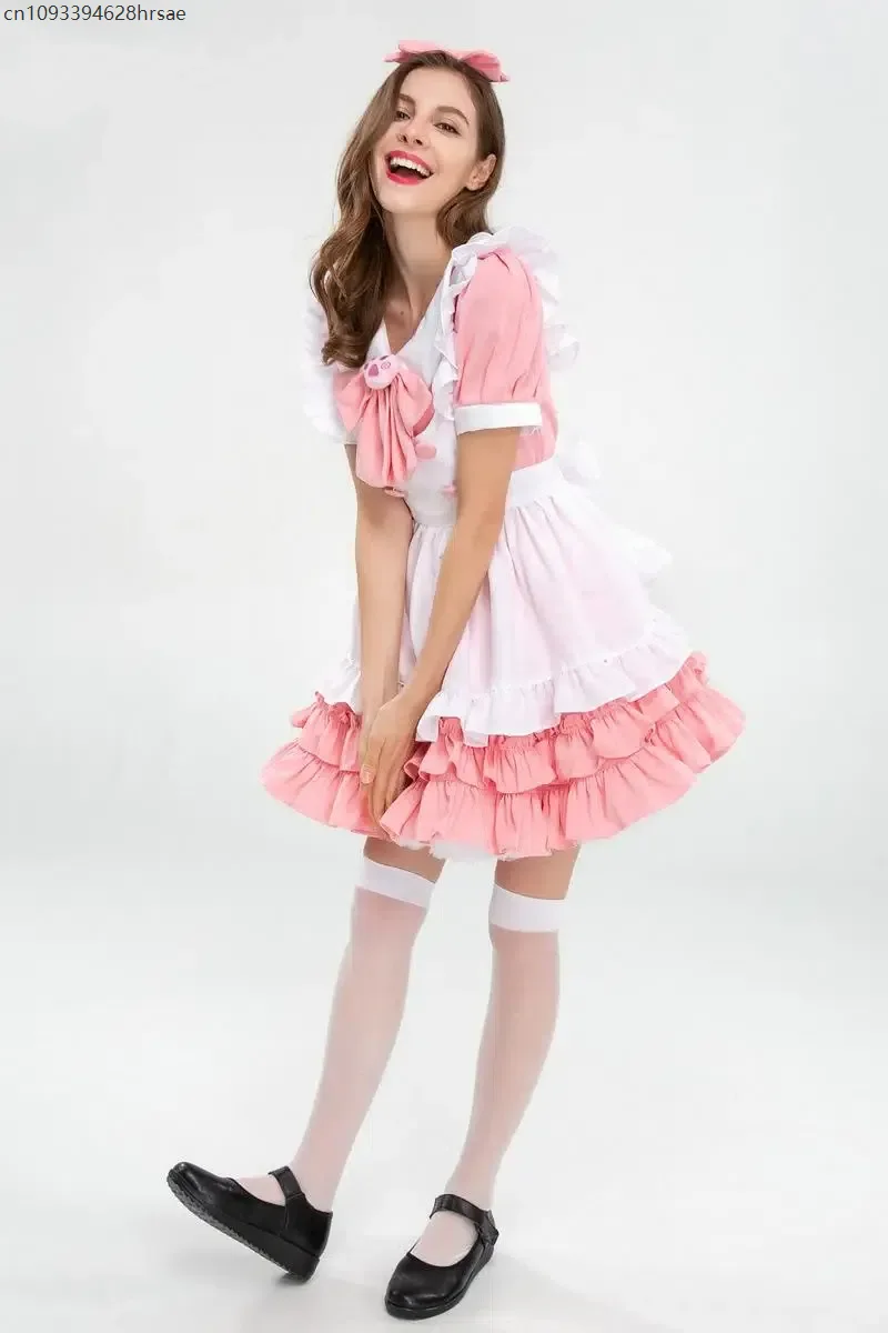 Pink Lolita Dress Cute Maid Cosplay Costume Anime Carnival Uniform Coffee Servant Dress Comic-Con Outfit
Pink Lolita Dress Cute Maid Cosplay Costume Anime Carnival Uniform Coffee Servant Dress Comic-Con Outfit