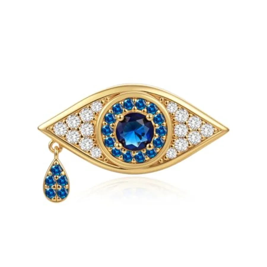 Cicy Bell Womens Evil Eye 18K Gold Plated Brooch Pins Cubic Zirconia Fashion Lapel Pins Hat Scarf Badge Brooches Jewelry Pin Cl
Cicy Bell Womens Evil Eye 18K Gold Plated Brooch Pins Cubic Zirconia Fashion Lapel Pins Hat Scarf Badge Brooches Jewelry Pin Cl