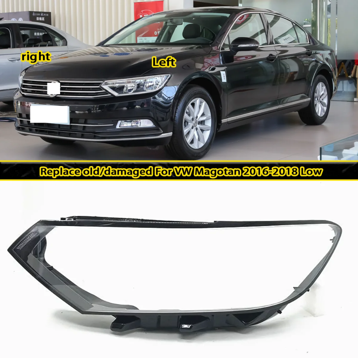 Front Headlight Cover For Volkswagen VW Magotan 2016-2018 (Low)Headlamp Lampshade Shell Mask
Front Headlight Cover For Volkswagen VW Magotan 2016-2018 (Low)Headlamp Lampshade Shell Mask