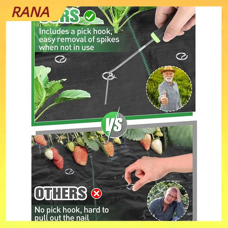 RANA Landscape Staples 6In Rust-Resistant Galvanized Garden Staples Round Top Landscape Staples Ground Cover Fabric Staples
RANA Landscape Staples 6In Rust-Resistant Galvanized Garden Staples Round Top Landscape Staples Ground Cover Fabric Staples