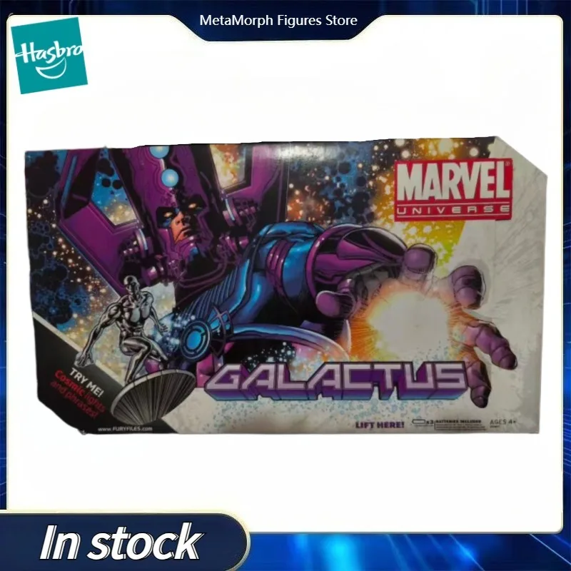Оригинальная фигурка Hasbro Marvel UNIVERSE GALACTUS, 19 дюймов, с SILVER SURFER, коллекционная модель аниме-фигурки
Оригинальная фигурка Hasbro Marvel UNIVERSE GALACTUS, 19 дюймов, с SILVER SURFER, коллекционная модель аниме-фигурки