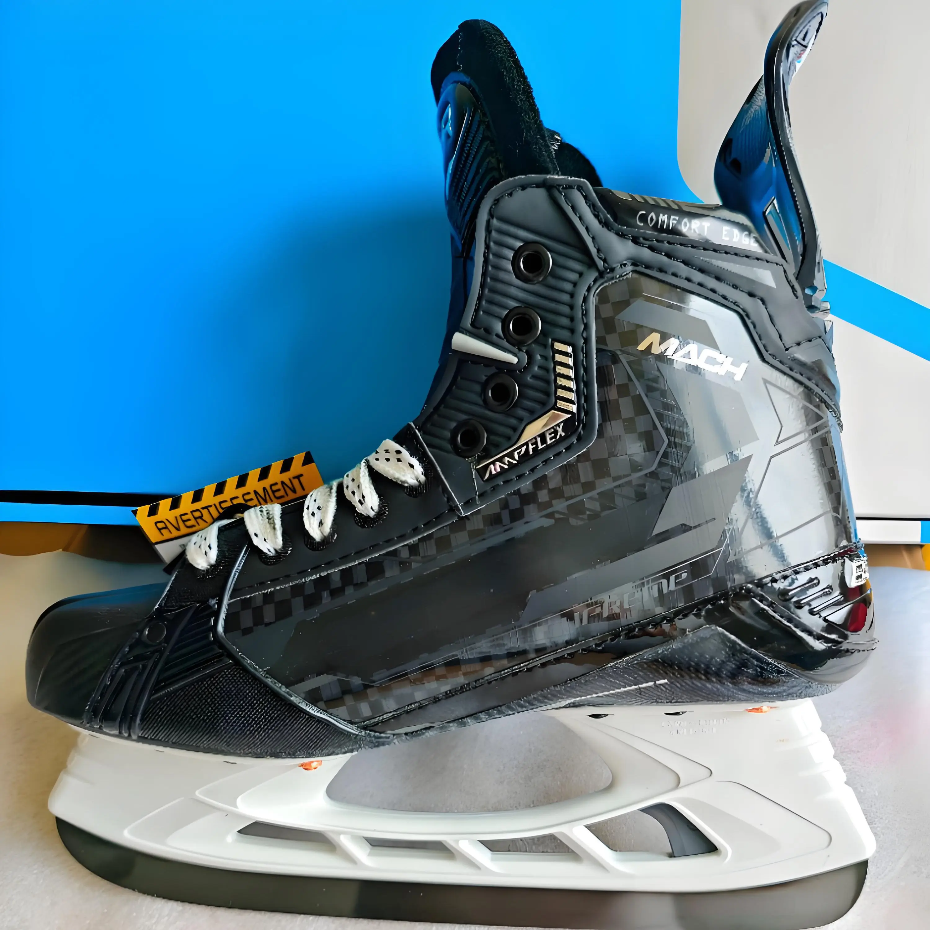 Lightweight Design With Ankle Support & Titanium Guards Senior Level Pro Ice Hockey Skates Carbon Fiber
Lightweight Design With Ankle Support & Titanium Guards Senior Level Pro Ice Hockey Skates Carbon Fiber