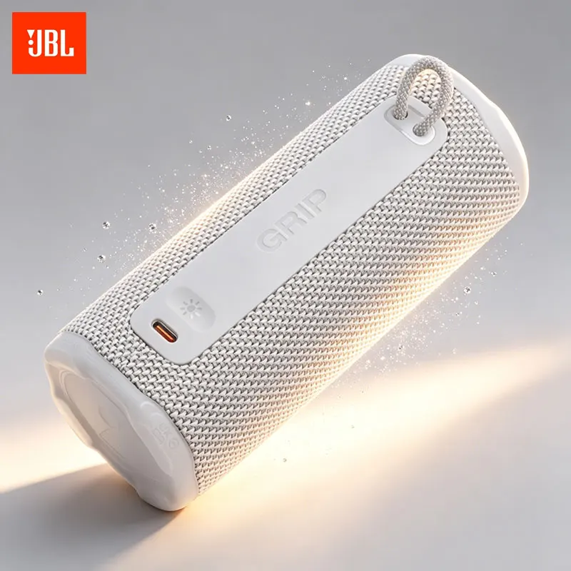 JBL Grip Metallic texture audio equipment, sturdy body, portable entertainment playback speaker
JBL Grip Metallic texture audio equipment, sturdy body, portable entertainment playback speaker
