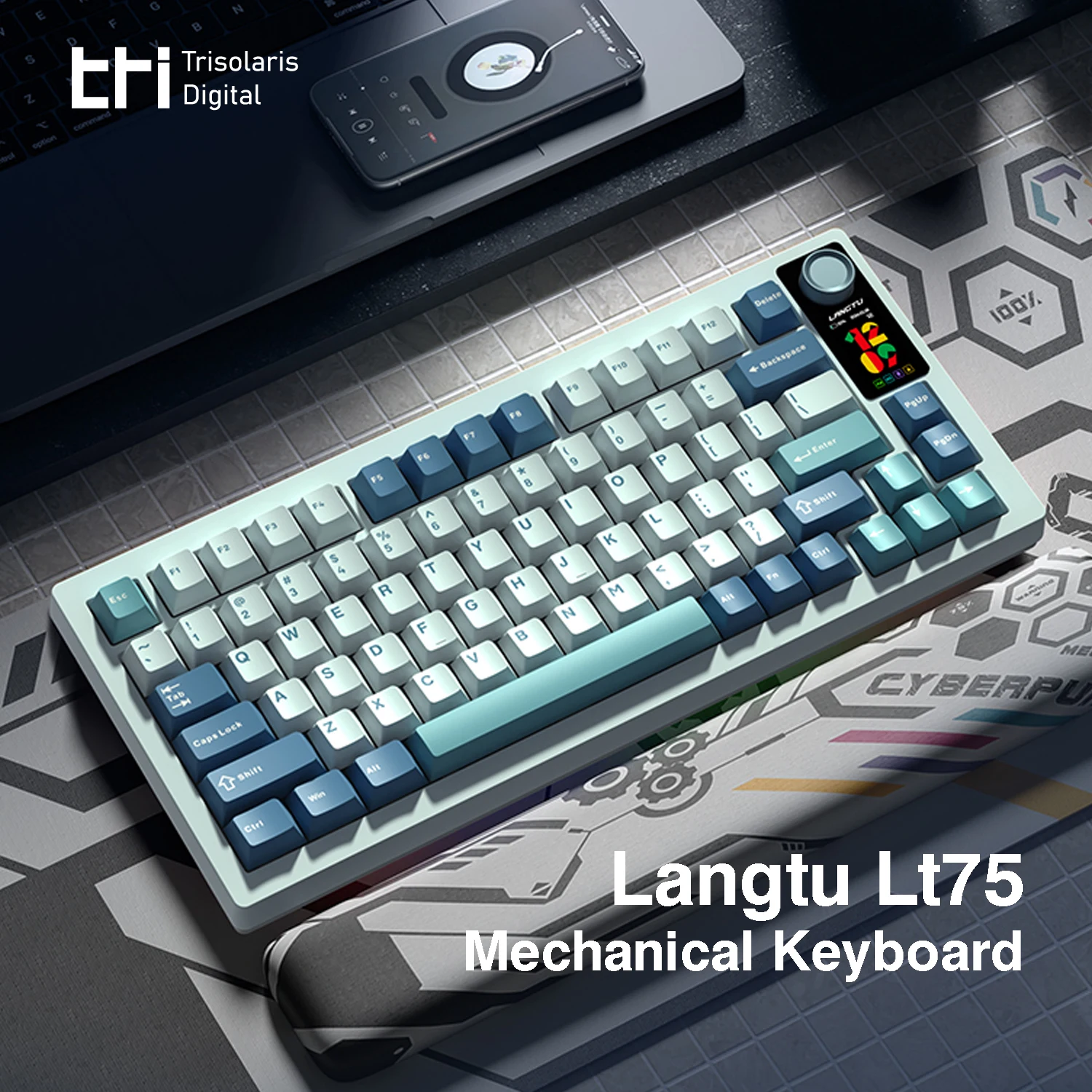 Langtu Lt75 Mechanical Keyboard Tri-Mode Wired/Wireless/Bluetooth PBT RGB Gasket Customized Office PC Ergonomics Game Keyboard
Langtu Lt75 Mechanical Keyboard Tri-Mode Wired/Wireless/Bluetooth PBT RGB Gasket Customized Office PC Ergonomics Game Keyboard