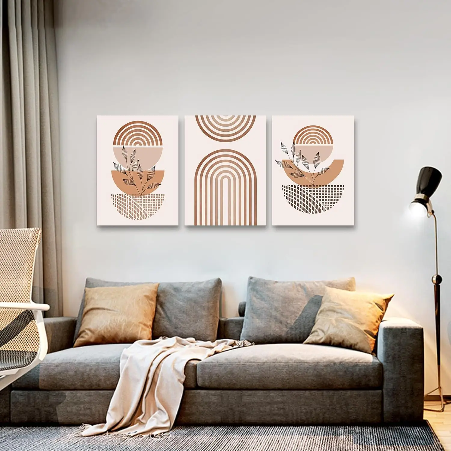 Boho Wall Decor - Canvas Art For Living Room & Bedroom; Modern Abstract Wall Paintings, Set Of 3, 20X28 Inches
Boho Wall Decor - Canvas Art For Living Room & Bedroom; Modern Abstract Wall Paintings, Set Of 3, 20X28 Inches