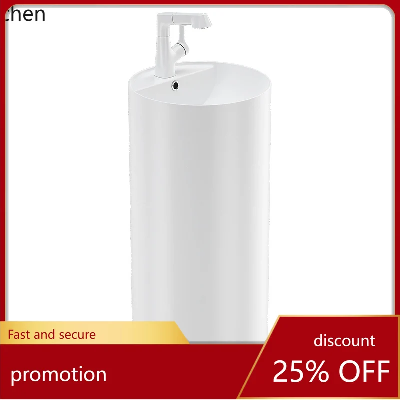 ZMLround ceramic pillar basin hotel high-end wash basin floor-to-ceiling household integrated basin
ZMLround ceramic pillar basin hotel high-end wash basin floor-to-ceiling household integrated basin