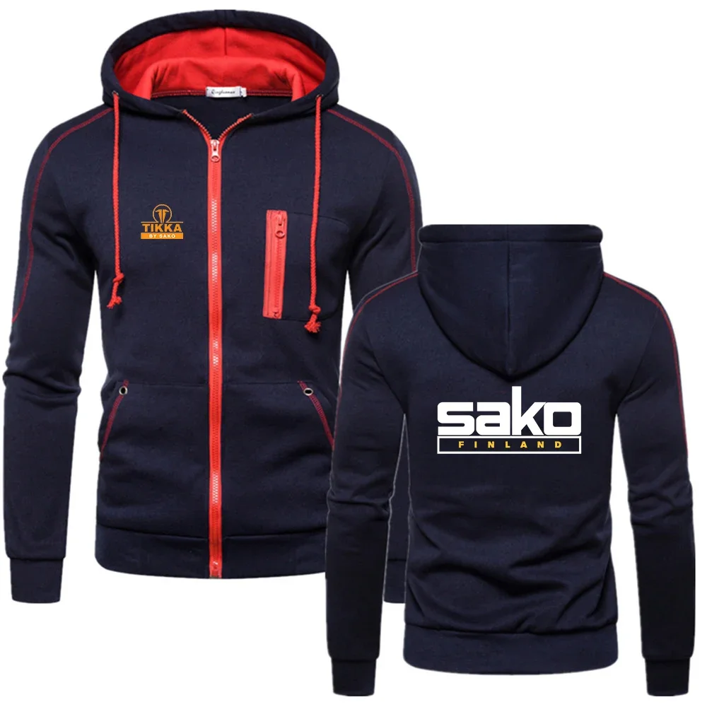 Tikka by Sako Finland Firearms Logo Hoodie for Men - Long Sleeve Zip-Up Sweatshirt with Multi-Zipper Design
Tikka by Sako Finland Firearms Logo Hoodie for Men - Long Sleeve Zip-Up Sweatshirt with Multi-Zipper Design