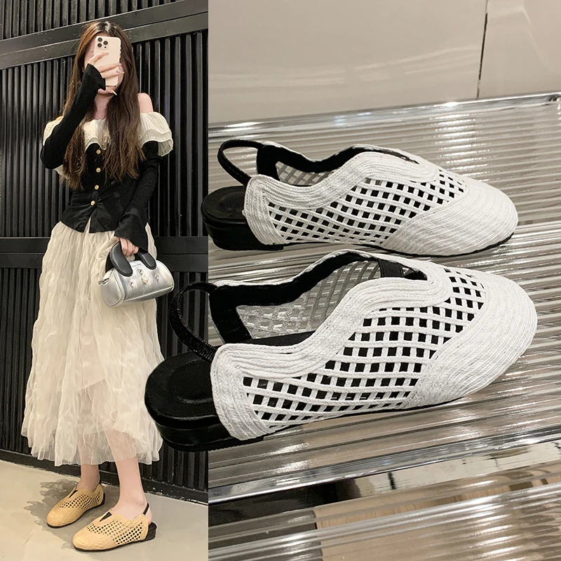 Summer Women Shoes Solid Color Loafers Mesh Sneakers Openwork Ladies Shoe Comfortable Breathable Outdoor Zapatos Para Mujeres
Summer Women Shoes Solid Color Loafers Mesh Sneakers Openwork Ladies Shoe Comfortable Breathable Outdoor Zapatos Para Mujeres