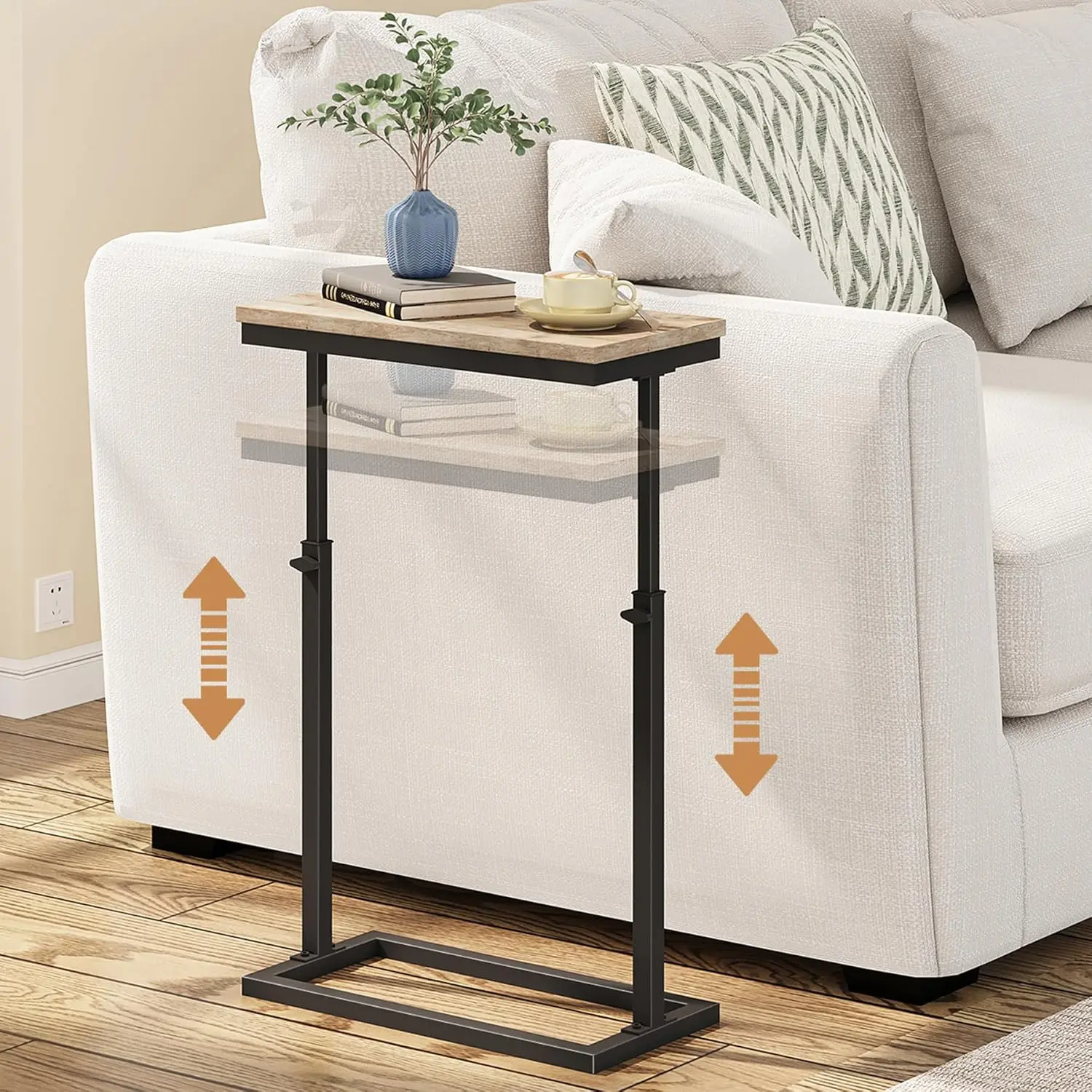 End Table, Side Table, Tall Couch Table, Sofa Table, Living Room, Bed Room, Greige TB01BG083
End Table, Side Table, Tall Couch Table, Sofa Table, Living Room, Bed Room, Greige TB01BG083