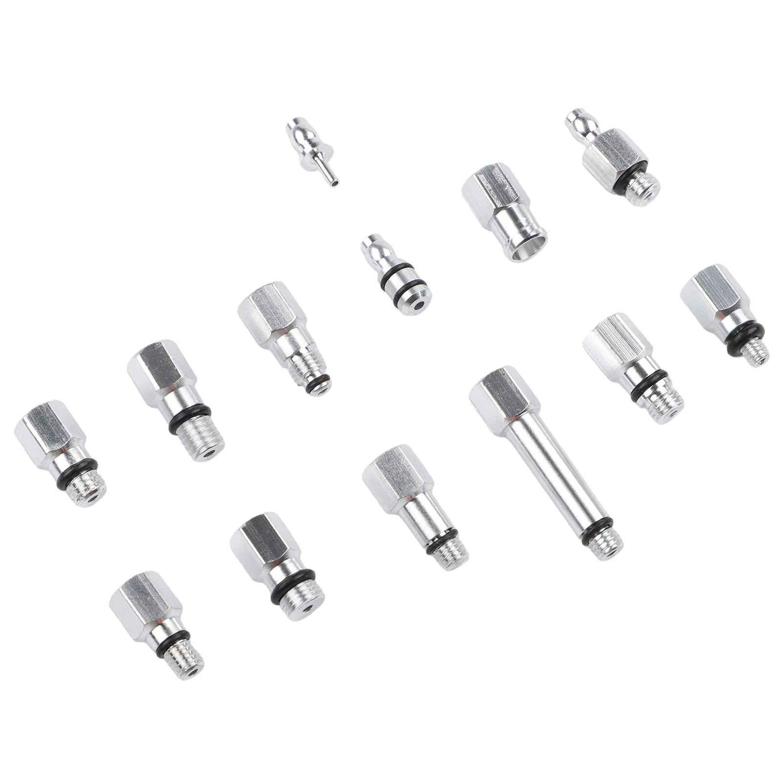 13PCS Bike Hydraulic Brake Bleed Connector Kit Aluminum Alloy Oiling Joint Adapter Set With M5 M6 Screws For Cycling Maintenance
13PCS Bike Hydraulic Brake Bleed Connector Kit Aluminum Alloy Oiling Joint Adapter Set With M5 M6 Screws For Cycling Maintenance