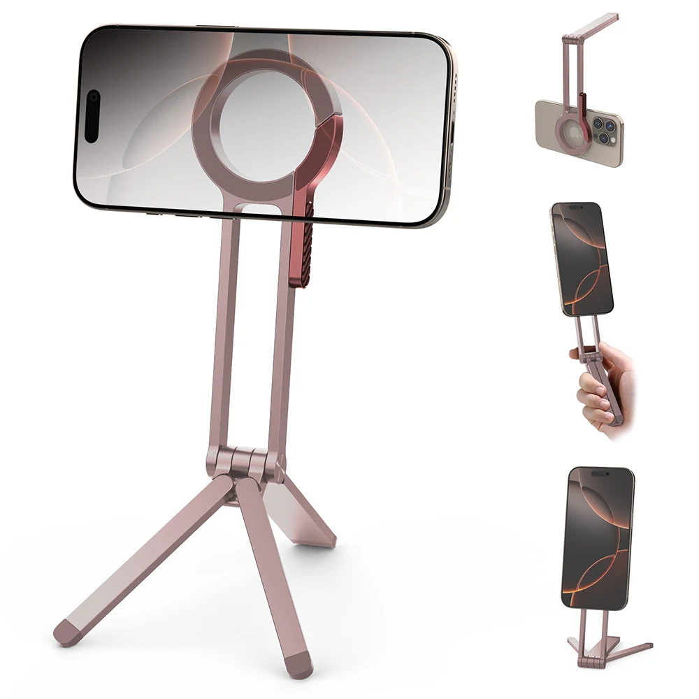 Portable Magnetic Phone Holder for Magsafe Mini Tripod Pocket Cell Phone Stand Quick Mount for Xiaomi Samsung HUAWEI iPhone
Portable Magnetic Phone Holder for Magsafe Mini Tripod Pocket Cell Phone Stand Quick Mount for Xiaomi Samsung HUAWEI iPhone