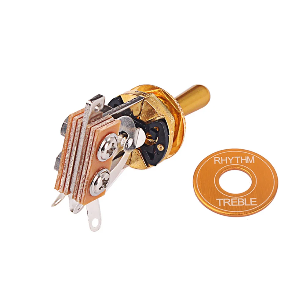 Gn121 3 Way Toggle Switch Pickup Selector for Electric Guitar Including Flat Washer Knurled Nut Toggle
Gn121 3 Way Toggle Switch Pickup Selector for Electric Guitar Including Flat Washer Knurled Nut Toggle
