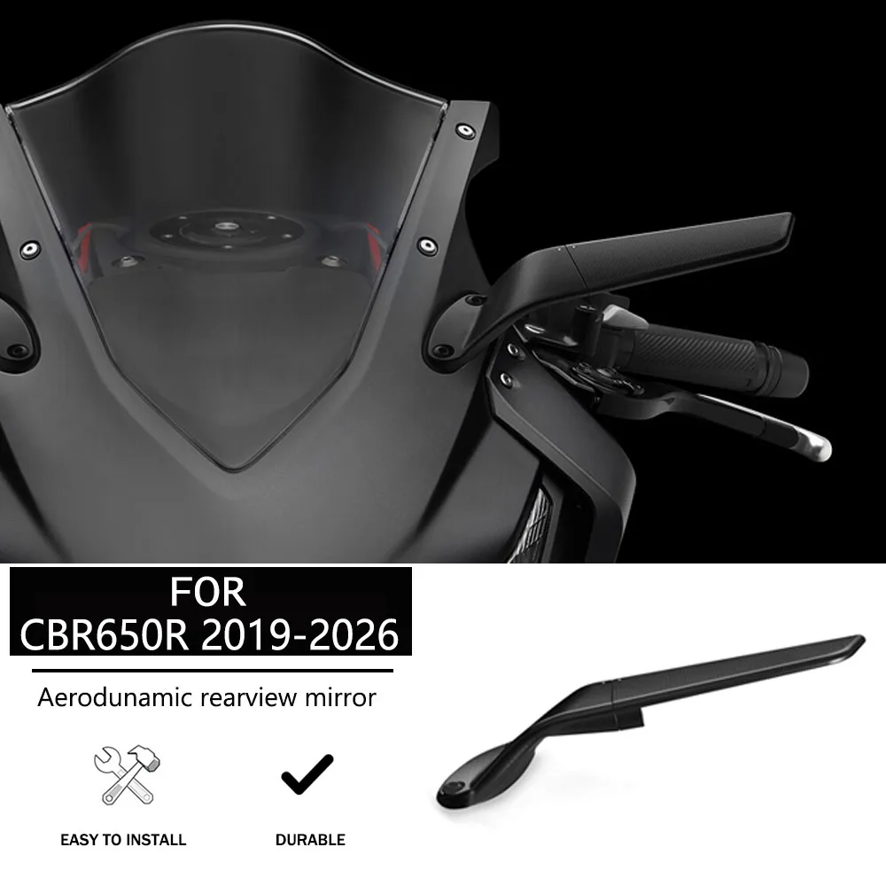2026 CBR650R Rearview Mirror Motorcycle Invisible Rearview Mirror For Honda CBR 650R CBR650R 2019-2026 Aluminum Winglet Mirror
2026 CBR650R Rearview Mirror Motorcycle Invisible Rearview Mirror For Honda CBR 650R CBR650R 2019-2026 Aluminum Winglet Mirror