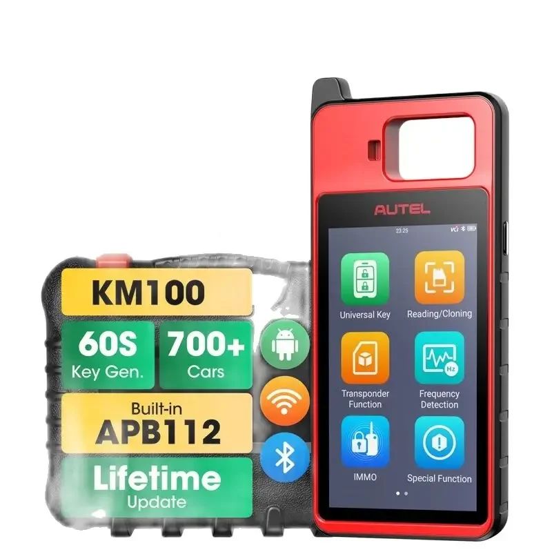 Autel KM100 Key Programmer V200 Универсальный ключевой генератор Бесплатное обновление пожизненный PK IM508 IM608 IMMO
Autel KM100 Key Programmer V200 Универсальный ключевой генератор Бесплатное обновление пожизненный PK IM508 IM608 IMMO