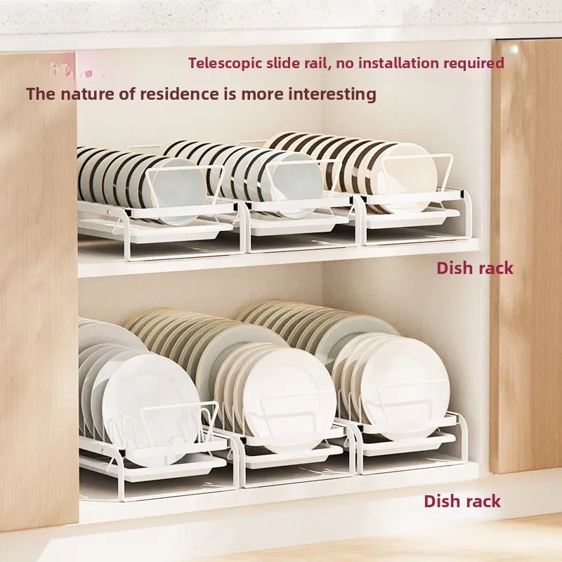 Nagawa Kitchen Dish Drainer Rack Multi-Functional Bowl Plate Storage Organizer Pull out Countertop Drainage Shelf Holder
Nagawa Kitchen Dish Drainer Rack Multi-Functional Bowl Plate Storage Organizer Pull out Countertop Drainage Shelf Holder