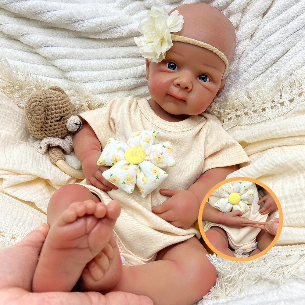 Кукла-реборн ручной работы Artisans Blue Eyes 20 дюймов, Бетти, с 3D-расписной кожей, новорожденная, для подарков, силиконовое тело
Кукла-реборн ручной работы Artisans Blue Eyes 20 дюймов, Бетти, с 3D-расписной кожей, новорожденная, для подарков, силиконовое тело