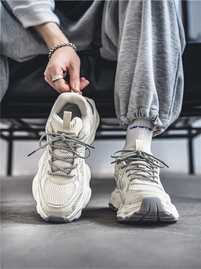 Puyang Men's Summer Mesh 2026 New Heightening Dad Trendy Shoes Teenagers All-match Casual Sports Shoes Breathable Low Top
Puyang Men's Summer Mesh 2026 New Heightening Dad Trendy Shoes Teenagers All-match Casual Sports Shoes Breathable Low Top