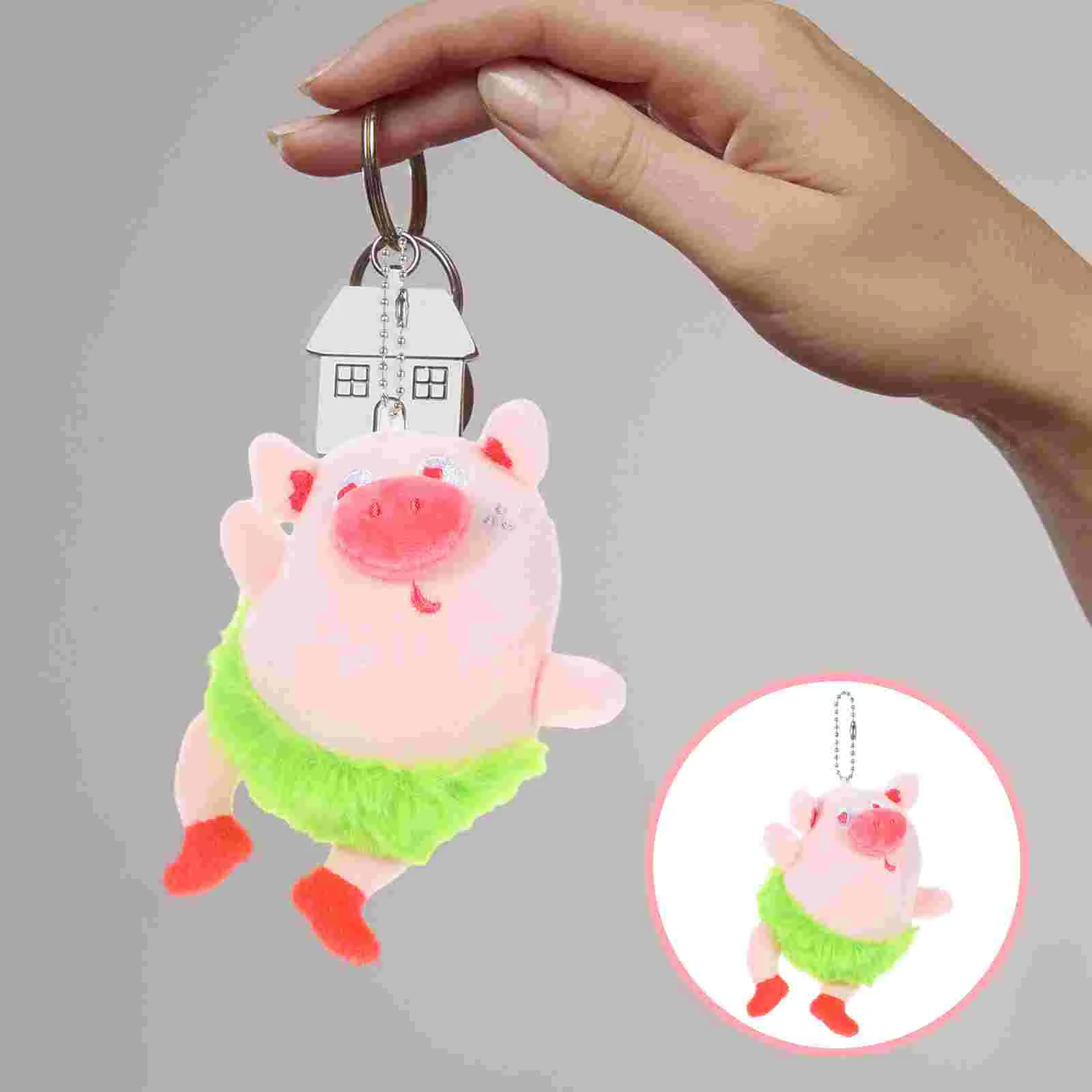 Plush Pig Ballet Dancer Pendant Stuffed Animal Keychain Charm for Backpack Purse Wallet Easy Maintain No Fading
Plush Pig Ballet Dancer Pendant Stuffed Animal Keychain Charm for Backpack Purse Wallet Easy Maintain No Fading