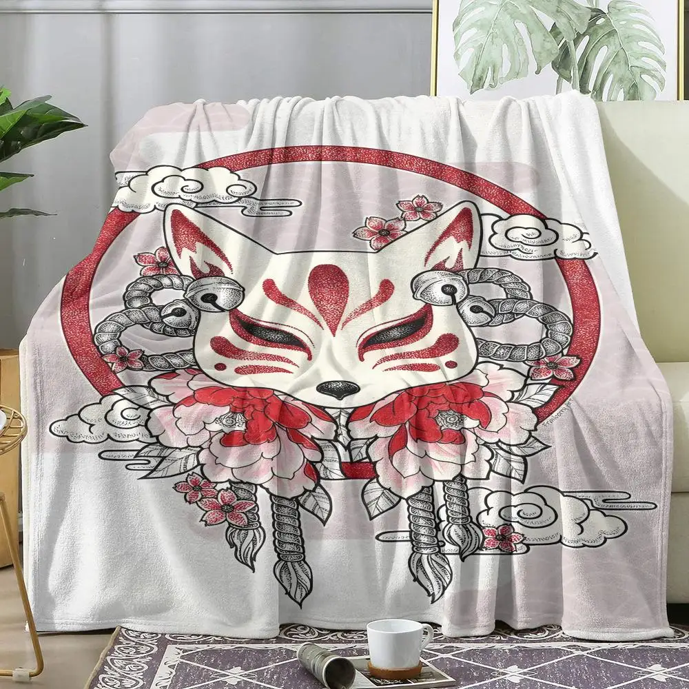 Kitsune Mask with Sword Throw Soft Flannel AC Blanket Lightweight Summer Nap Throw Cozy Blanket for Sofa Bed Travel Home
Kitsune Mask with Sword Throw Soft Flannel AC Blanket Lightweight Summer Nap Throw Cozy Blanket for Sofa Bed Travel Home