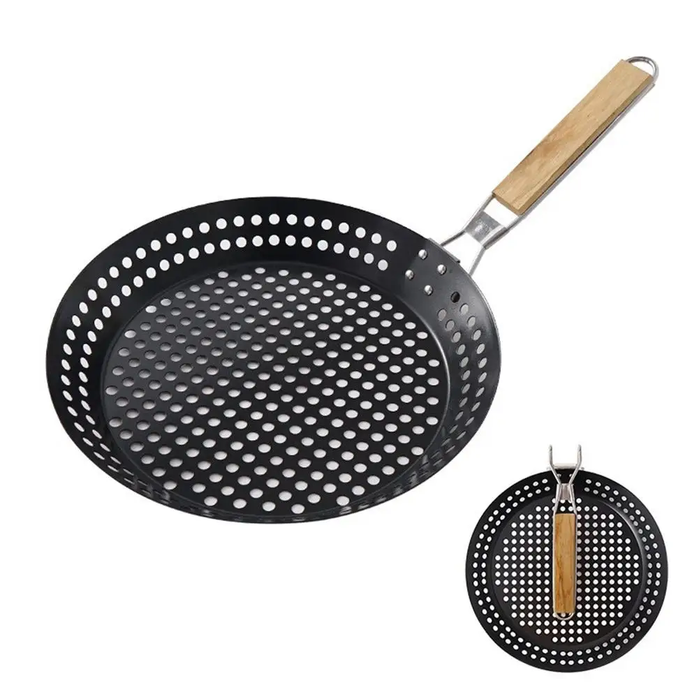 Pizza Round Outdoor Camping Picnic BBQ Frying Non Stick Seafood Folding Handle Multifunctional Grill Pan Perforated Baking
Pizza Round Outdoor Camping Picnic BBQ Frying Non Stick Seafood Folding Handle Multifunctional Grill Pan Perforated Baking
