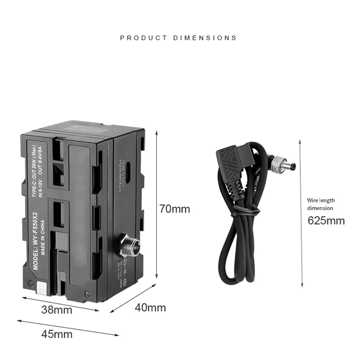 M05K NP-F Rotatable Double-Sided Fake Battery Multi-Port System Dummy Battery Virtual Battery Monitor LED Light Power Supply
M05K NP-F Rotatable Double-Sided Fake Battery Multi-Port System Dummy Battery Virtual Battery Monitor LED Light Power Supply