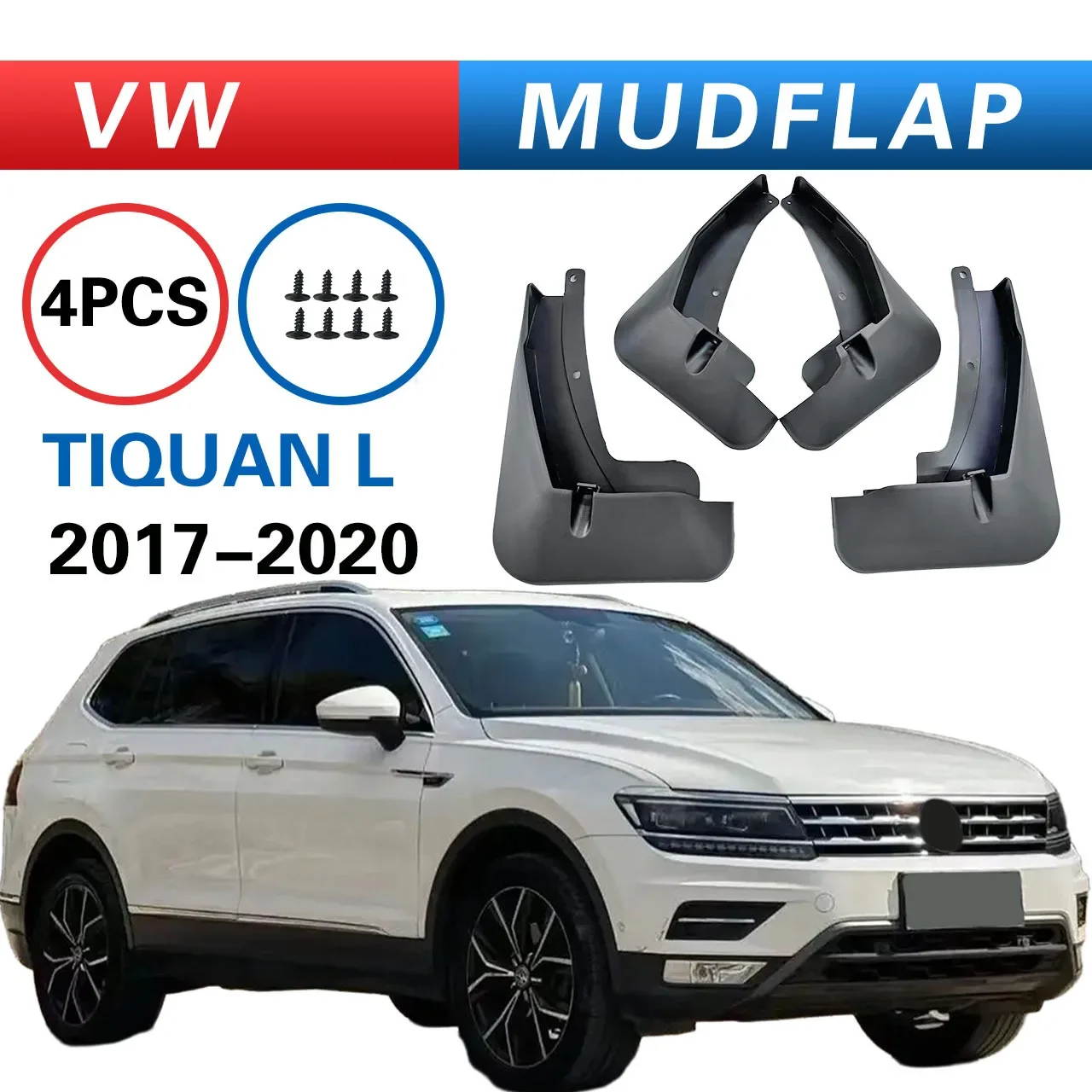 For Volkswagen Tiguan L mudguard 2017-2020 car modification parts,Splash proof mudguard, front and rear wheel fender
For Volkswagen Tiguan L mudguard 2017-2020 car modification parts,Splash proof mudguard, front and rear wheel fender