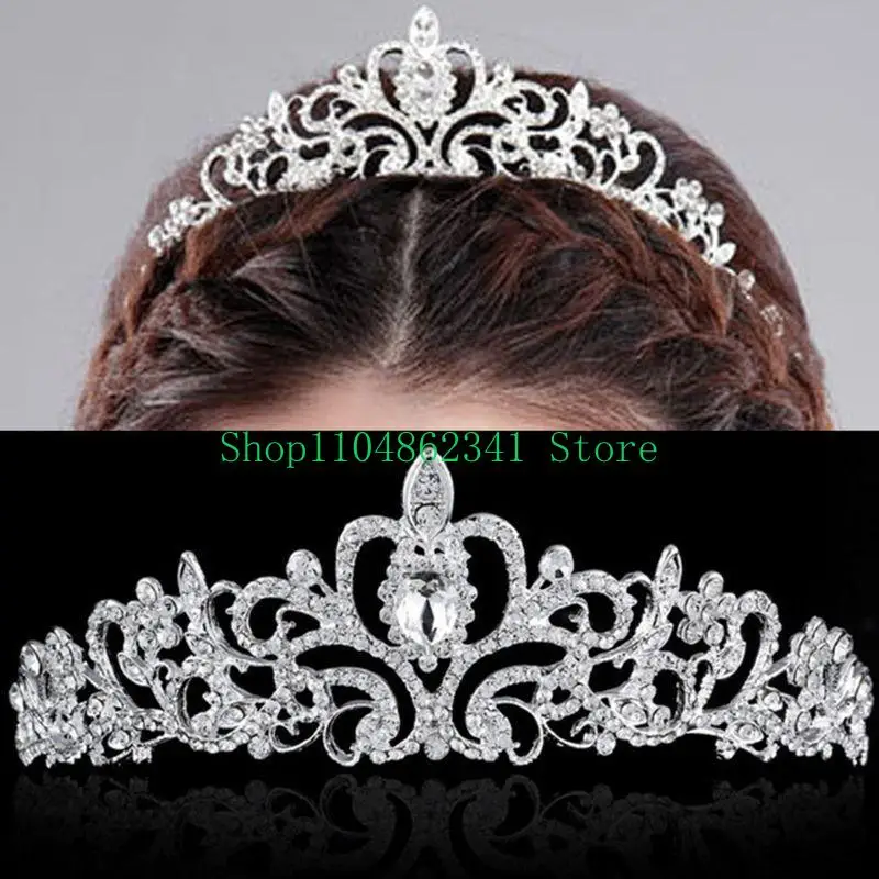 652F Women Kids Crowns with Comb Pins Imitation Crystal Glitter for Rhinestone for Head
652F Women Kids Crowns with Comb Pins Imitation Crystal Glitter for Rhinestone for Head