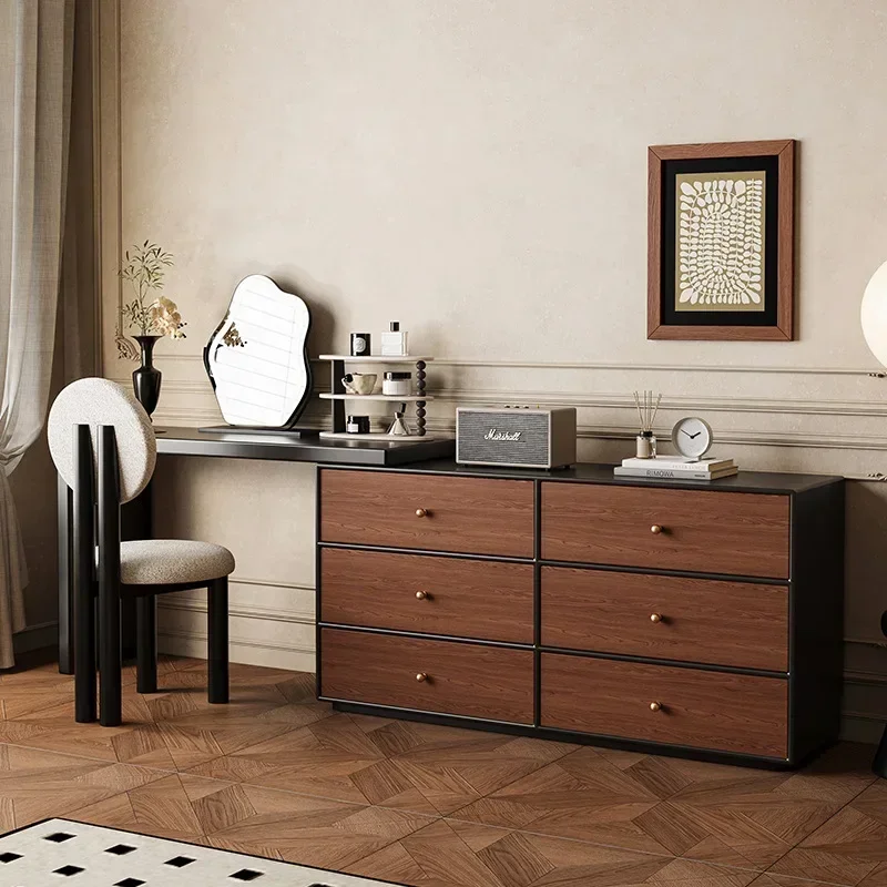 Vintage Dressing Tables Soild Wood Makeup Table Vanity Chest of Four Drawers Mirror Apartment Dressing Table Bedroom Furniture
Vintage Dressing Tables Soild Wood Makeup Table Vanity Chest of Four Drawers Mirror Apartment Dressing Table Bedroom Furniture