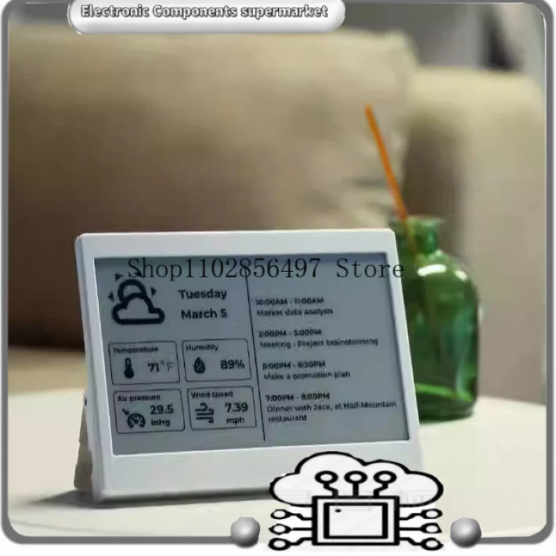 Для Seeed Studio reTerminal E 7.5-дюймовый E-Ink дисплей ESP32 S3, совместимый с Smart Home TRMNL
Для Seeed Studio reTerminal E 7.5-дюймовый E-Ink дисплей ESP32 S3, совместимый с Smart Home TRMNL