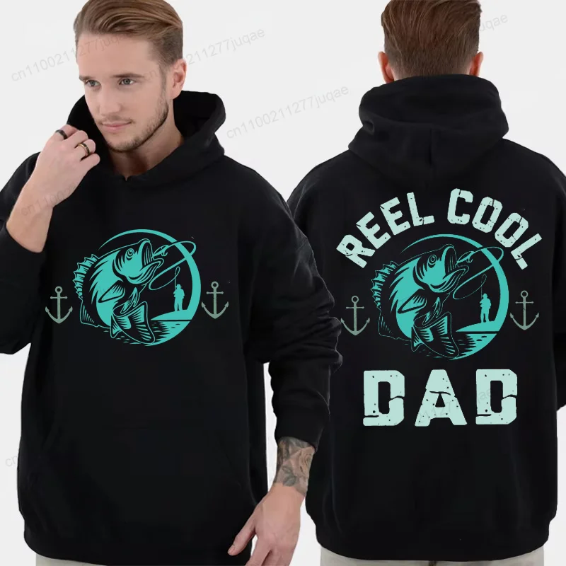 Reel Cool Dad Fisherman Daddy Print Men Hoodies Sweatshirts Fashion Personality Hooded Hoodies Fishing Father's Day Sportwear
Reel Cool Dad Fisherman Daddy Print Men Hoodies Sweatshirts Fashion Personality Hooded Hoodies Fishing Father's Day Sportwear