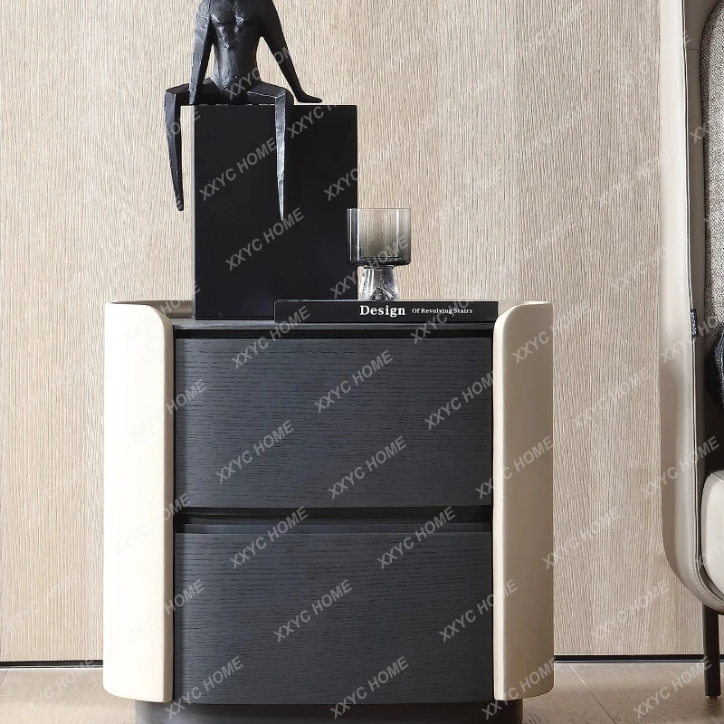 C light luxury high-end leather bedside table, modern simple bedroom solid wood lamp cabinet
C light luxury high-end leather bedside table, modern simple bedroom solid wood lamp cabinet