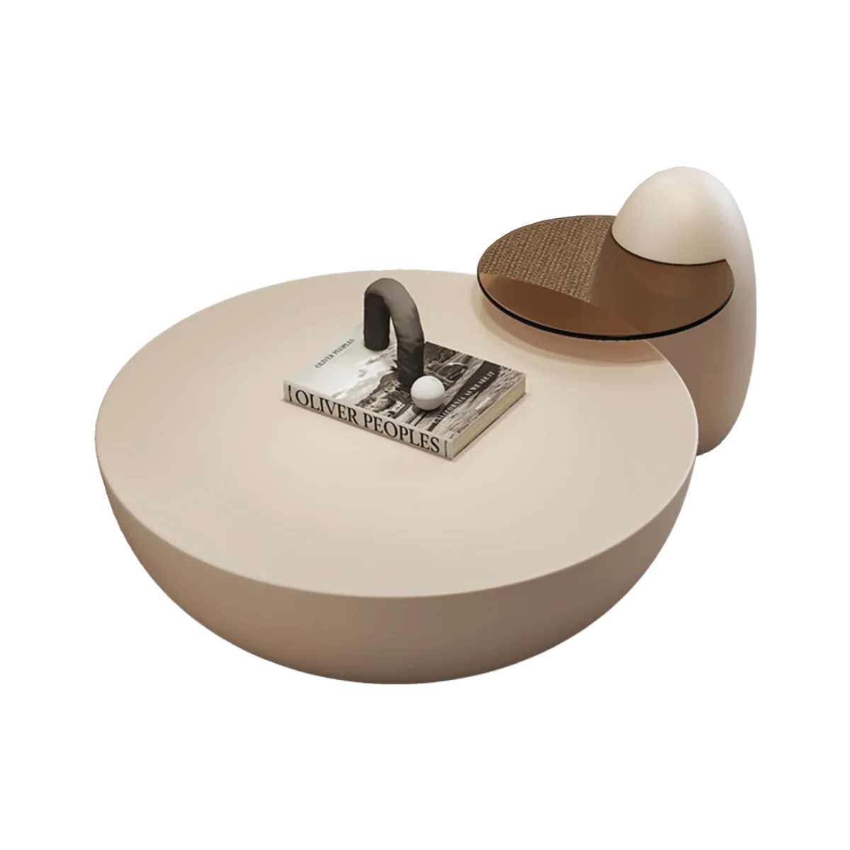 Modern coffee table small apartment household Italian light luxury round new simple wabi sabi ins style
Modern coffee table small apartment household Italian light luxury round new simple wabi sabi ins style