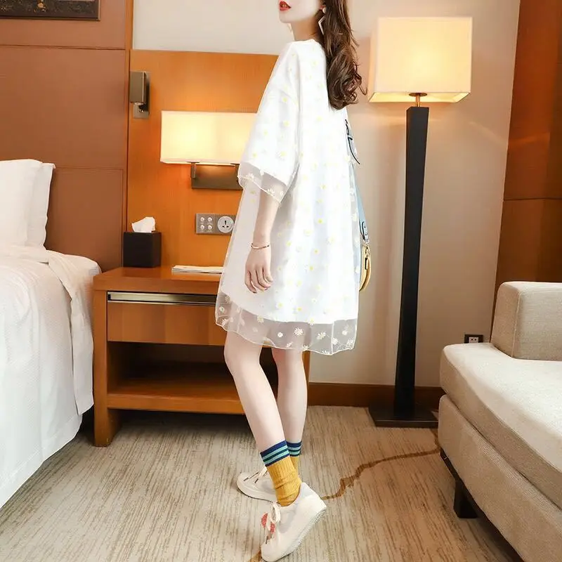 2023 Summer New Fashion Short Sleeve Medium Length Maternity Dress Loose Pregnant Women's Round Neck Dress For Maternity LE932
2023 Summer New Fashion Short Sleeve Medium Length Maternity Dress Loose Pregnant Women's Round Neck Dress For Maternity LE932
