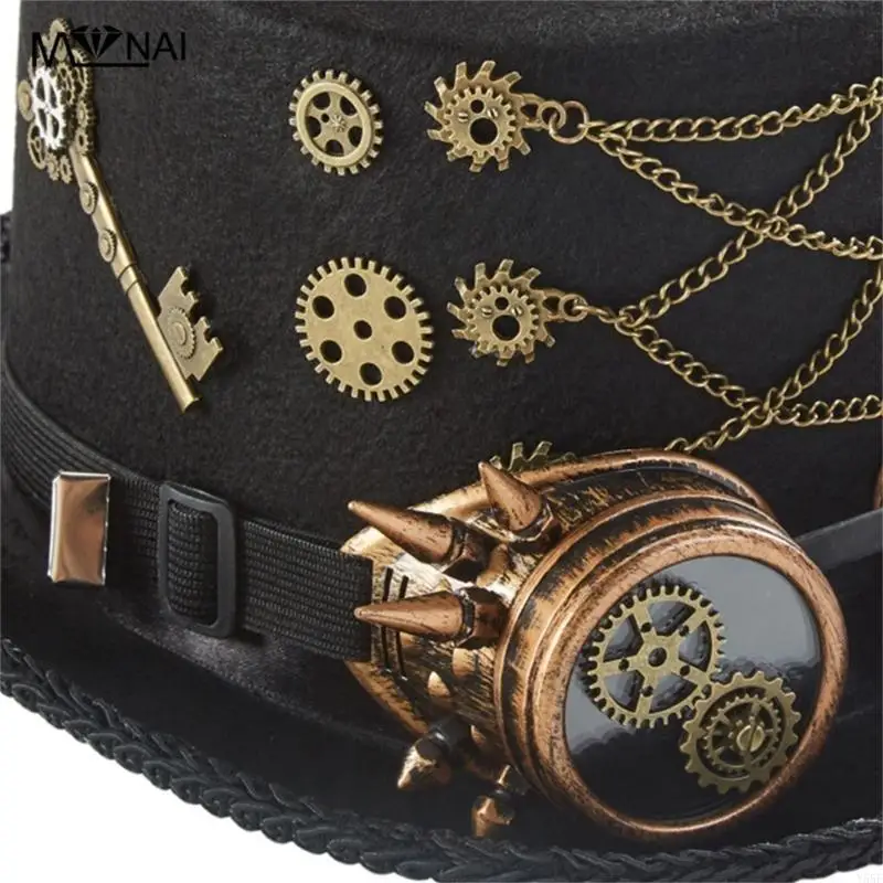 Y55f Симпанк Time Hat Steampunk Top Hat для мужчин с очками стимпанк шляпа Halloween Party Accessories
Y55f Симпанк Time Hat Steampunk Top Hat для мужчин с очками стимпанк шляпа Halloween Party Accessories