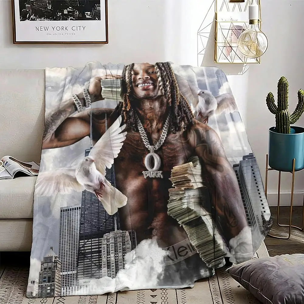 King Rapper Von Throw Lightweight 240g Flannel Blanket Soft Skin-friendly for Summer Cooling
King Rapper Von Throw Lightweight 240g Flannel Blanket Soft Skin-friendly for Summer Cooling