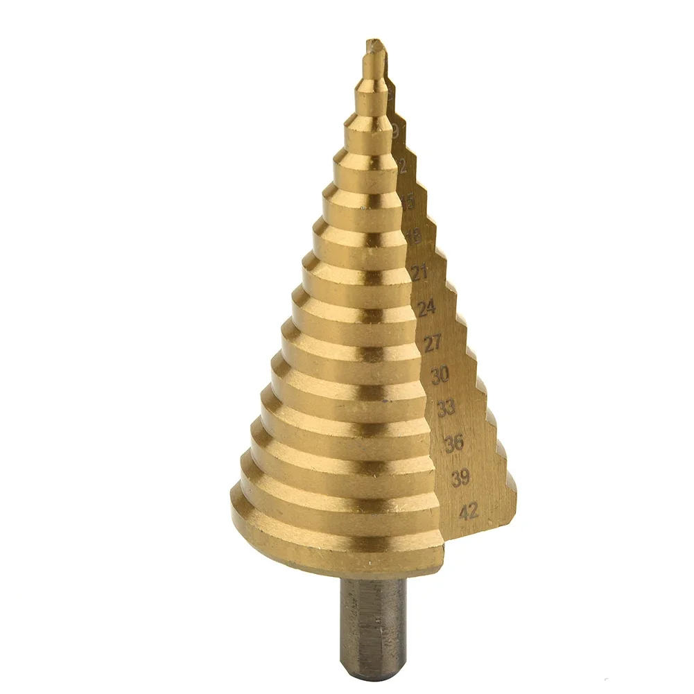 4-42mm Step Drill Bit Set HSS Steel Straight Flute Milling Cutter For Woodworking Wood Aluminium Metal Sheet Core Hole Opener
4-42mm Step Drill Bit Set HSS Steel Straight Flute Milling Cutter For Woodworking Wood Aluminium Metal Sheet Core Hole Opener