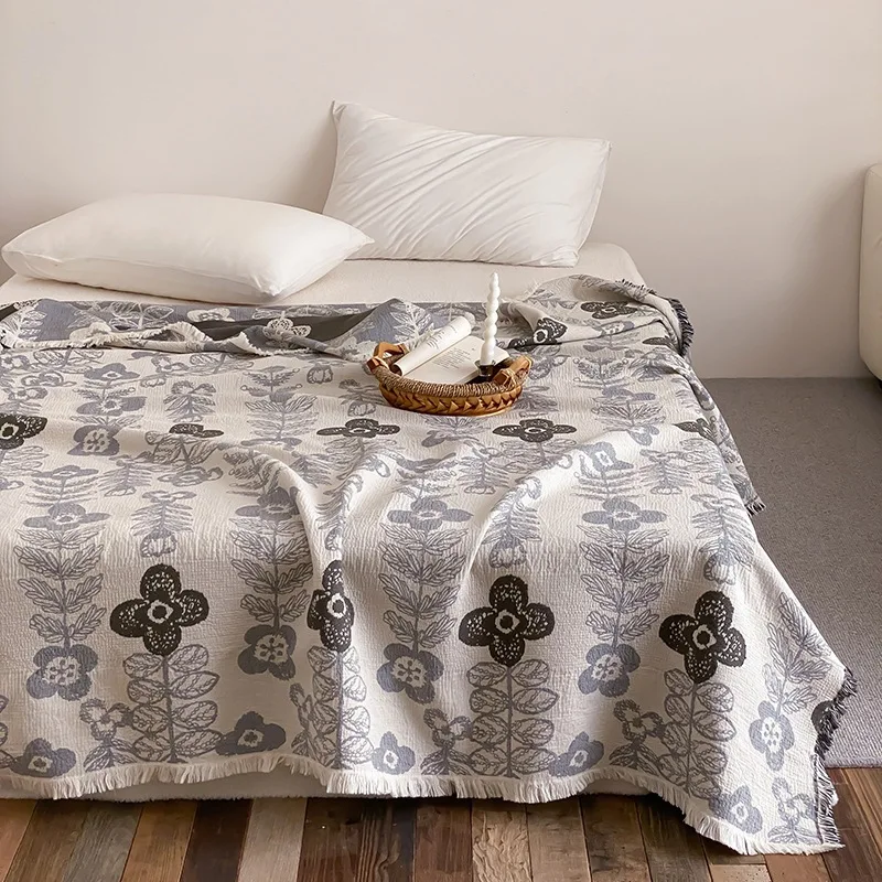Japanese Style Linen Cotton Jacquard Throw Blanket All-Season Couch Bed Cover Decorative Fringed
Japanese Style Linen Cotton Jacquard Throw Blanket All-Season Couch Bed Cover Decorative Fringed