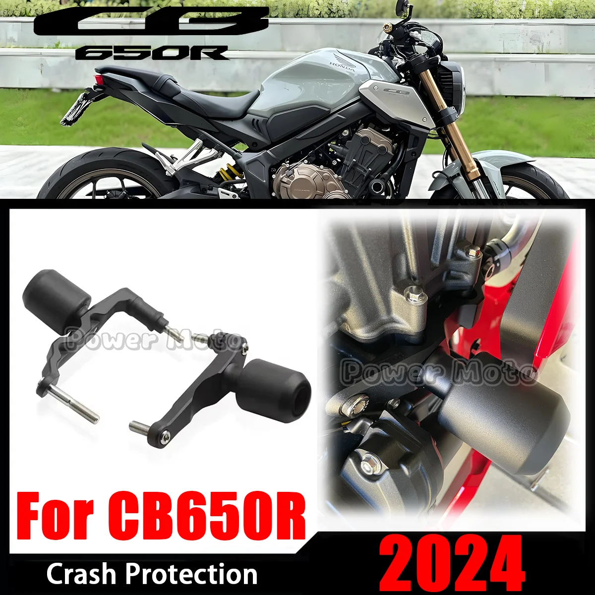 CB650R Motorcycle Falling Protection Frame Slider Fairing Guard Crash Pad Protector For Honda CB650R E-Clutch 2024
CB650R Motorcycle Falling Protection Frame Slider Fairing Guard Crash Pad Protector For Honda CB650R E-Clutch 2024