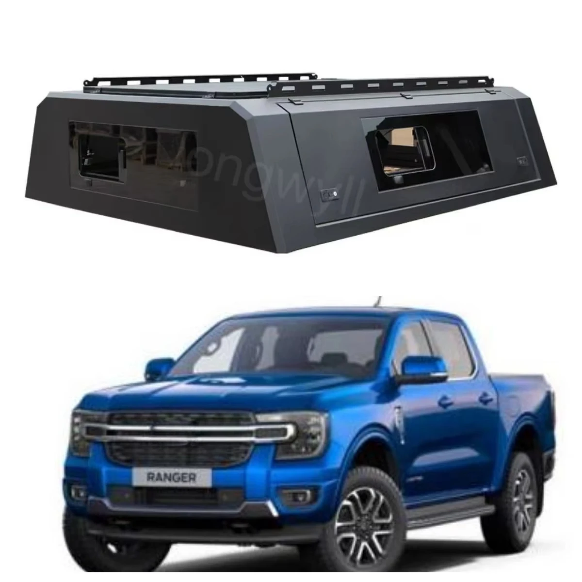 Customized Hard Aluminum Alloy Smart Cap for Ranger T6 and Land Cruiser Pickup Double Cab Waterproof Canopy with Key Lock 
Customized Hard Aluminum Alloy Smart Cap for Ranger T6 and Land Cruiser Pickup Double Cab Waterproof Canopy with Key Lock