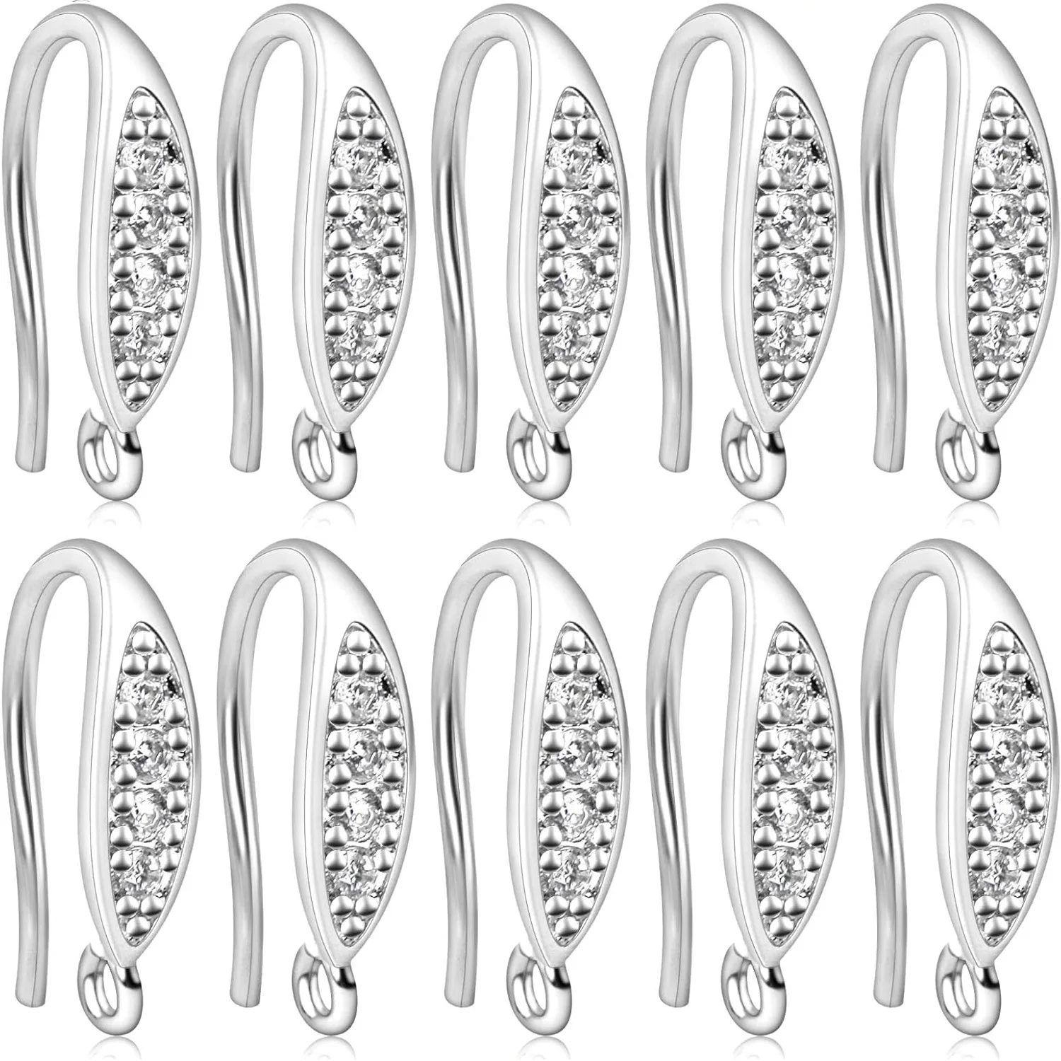 10 шт. гипоаллергенных латунных швенз для серег с кубическим цирконием и стразами, для изготовления подвесных серег своими руками
10 шт. гипоаллергенных латунных швенз для серег с кубическим цирконием и стразами, для изготовления подвесных серег своими руками