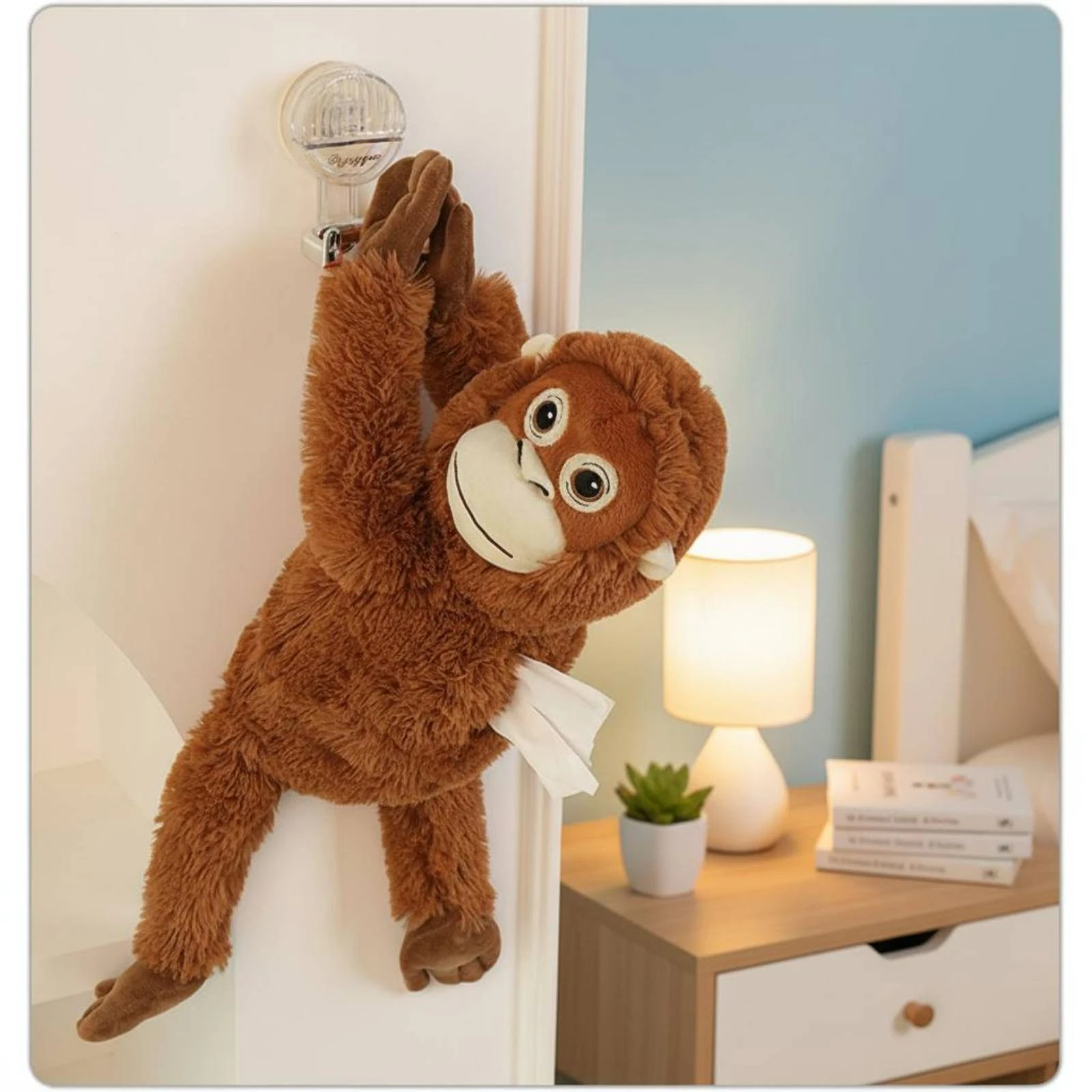 Furry Monkey Tissue Holder Decorative Cartoon Monkey Tissue Cover Home Accessory Easy Refill Long-Lasting
Furry Monkey Tissue Holder Decorative Cartoon Monkey Tissue Cover Home Accessory Easy Refill Long-Lasting