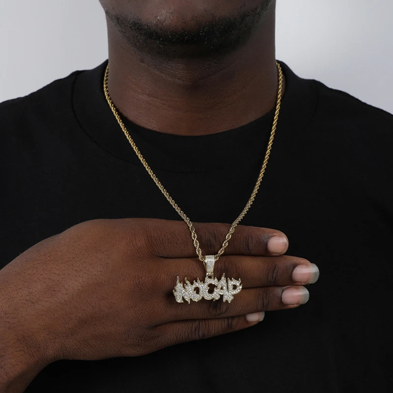 Cursive Letter No Cap Pendant For Men Micro Paved CZ Solid Back Bling Zirconia Hip Hop Necklace Chain Make Jewelry
Cursive Letter No Cap Pendant For Men Micro Paved CZ Solid Back Bling Zirconia Hip Hop Necklace Chain Make Jewelry