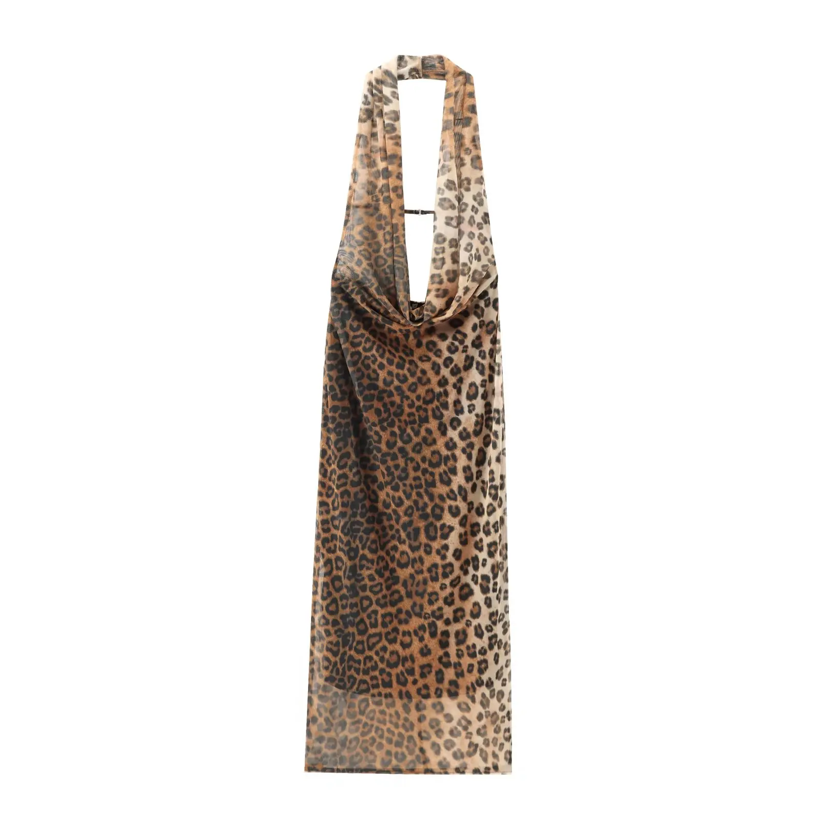 Women's Summer New Fashion Animal Stripe Printed Tulle Hanging Neck Midi Dress Retro Sleeveless backless Women's Dress Mujer
Women's Summer New Fashion Animal Stripe Printed Tulle Hanging Neck Midi Dress Retro Sleeveless backless Women's Dress Mujer